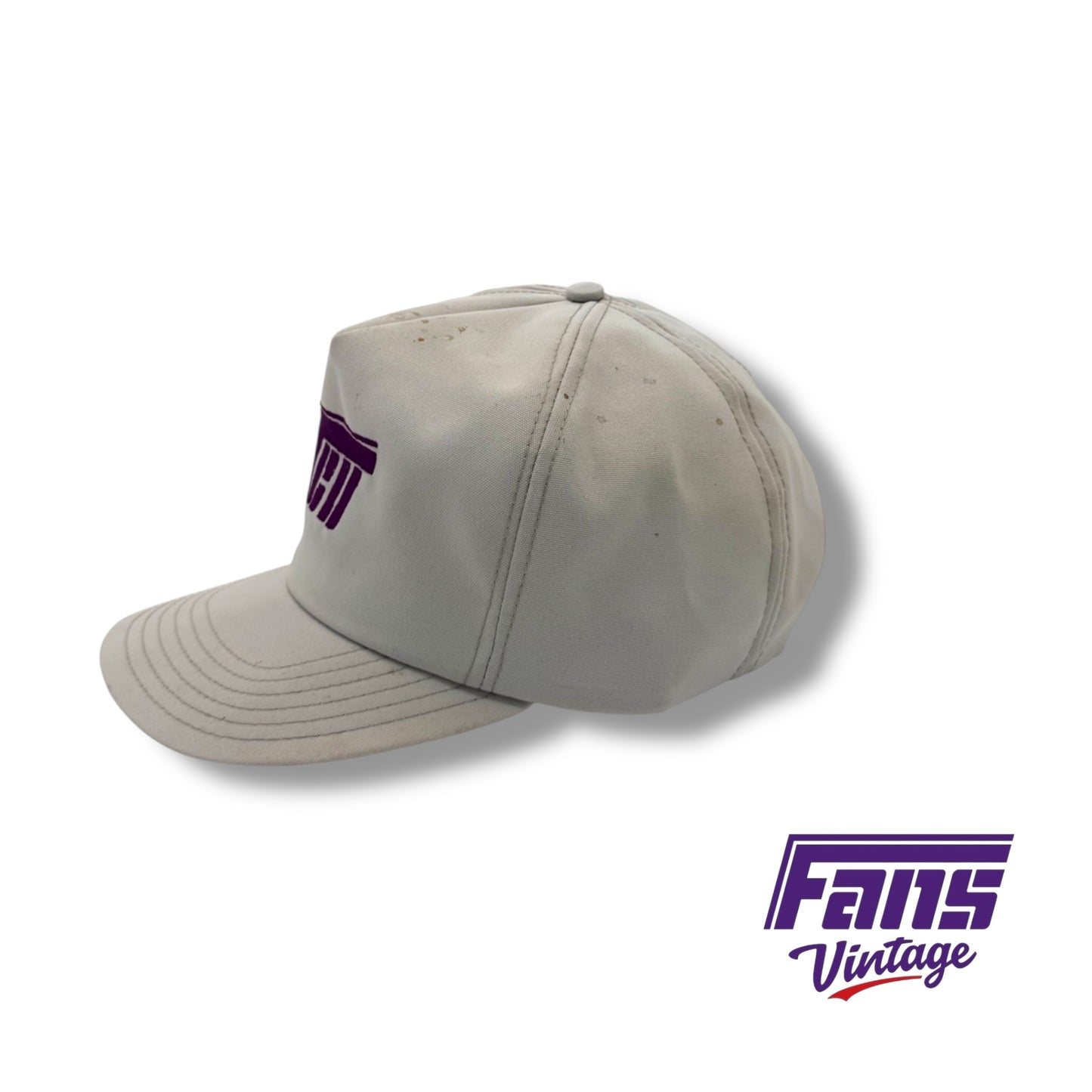 RARE! Vintage 80s TCU Flying T Logo Snapback Hat ￼