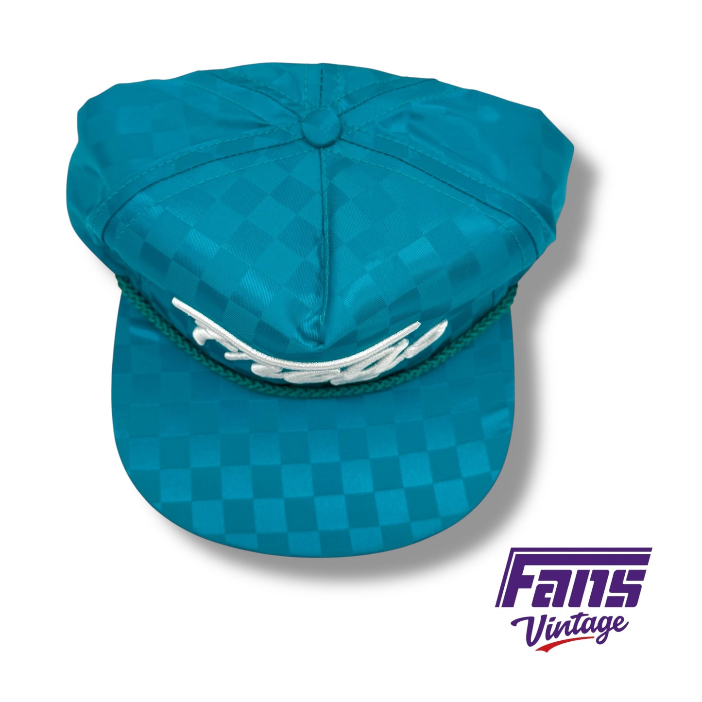 Fans Originals “Frogs” Script Logo 90s Vintage Soccer Style Checkered Rope Hats