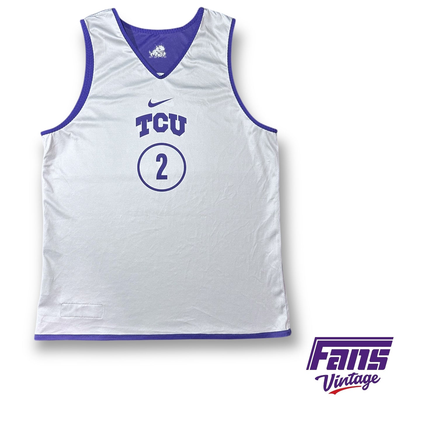 Team Issue Nike TCU Basketball Practice Jersey