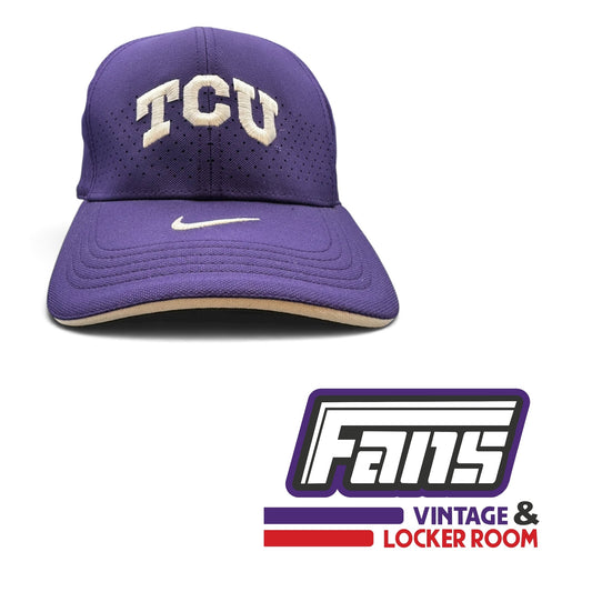 TCU Team Issued Nike Purple Fitted Cap