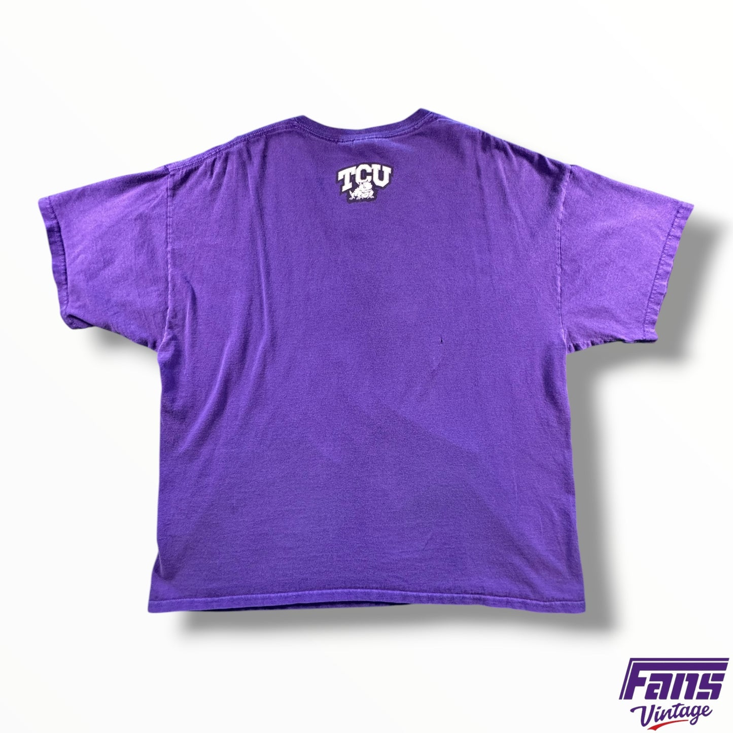 Vintage TCU Football Purple Reign Football Tee