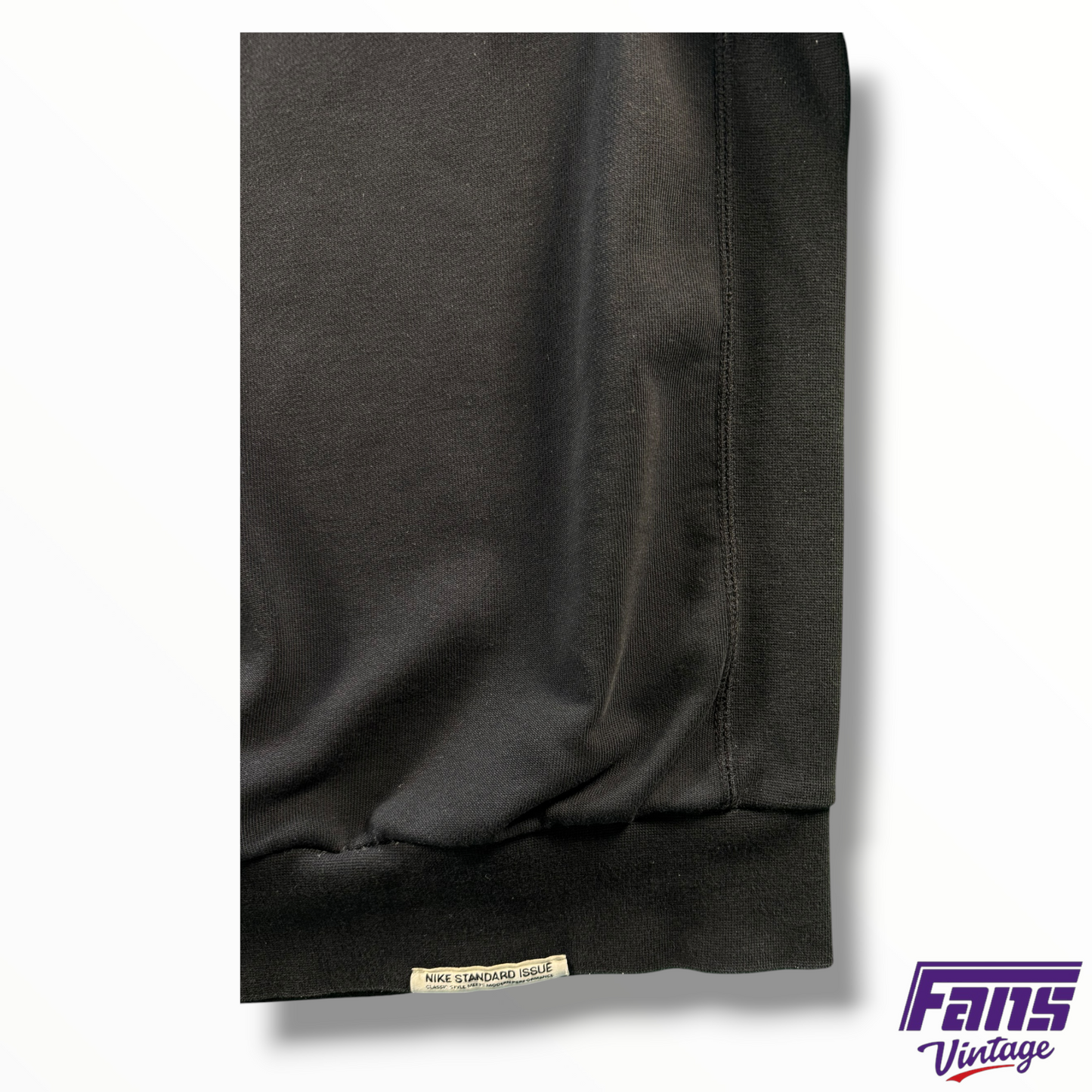 TCU Women’s Basketball Team Issued Nike Black Crewneck Sweater With Unique Details