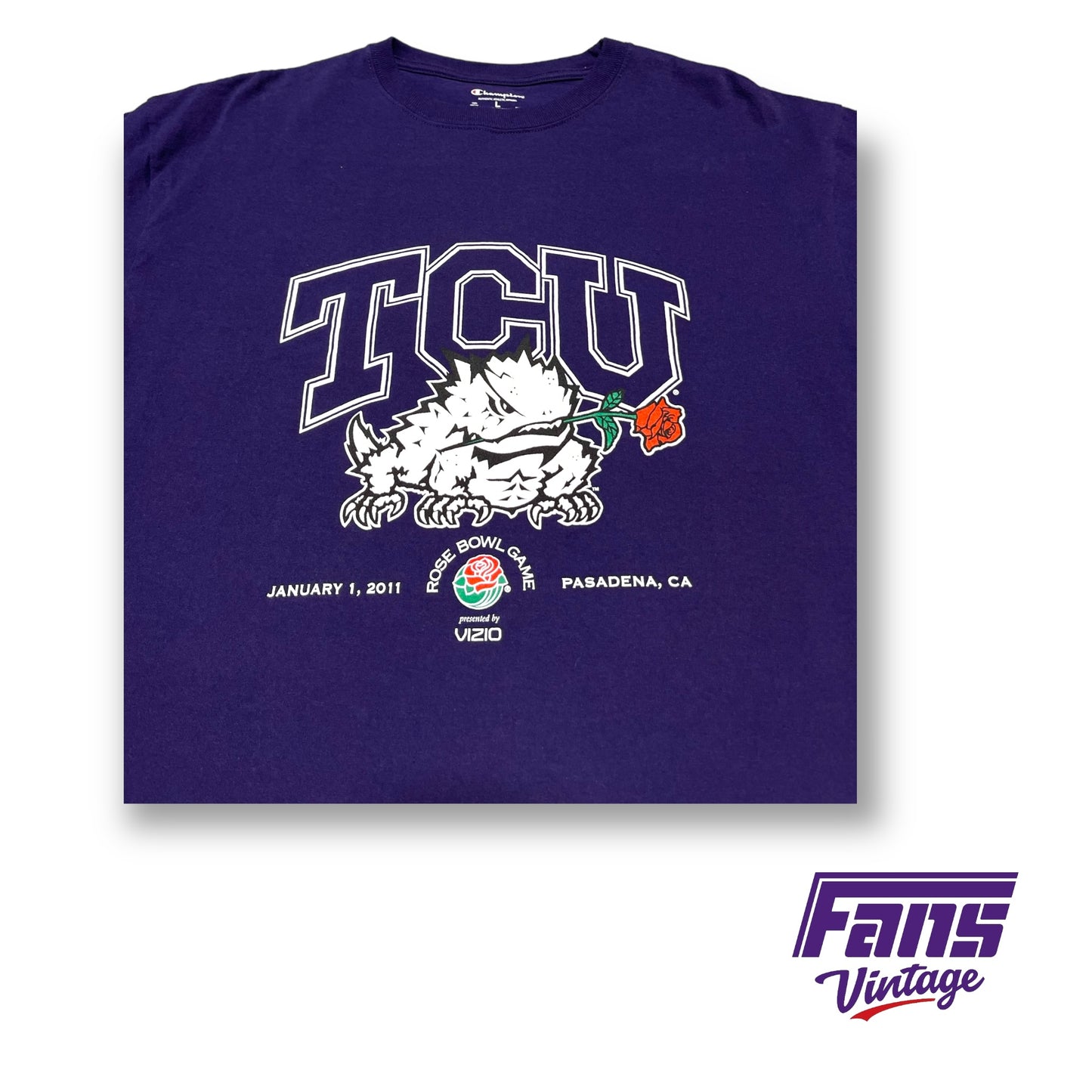 TCU Rose Bowl Shirt - Fan Fav Logo!