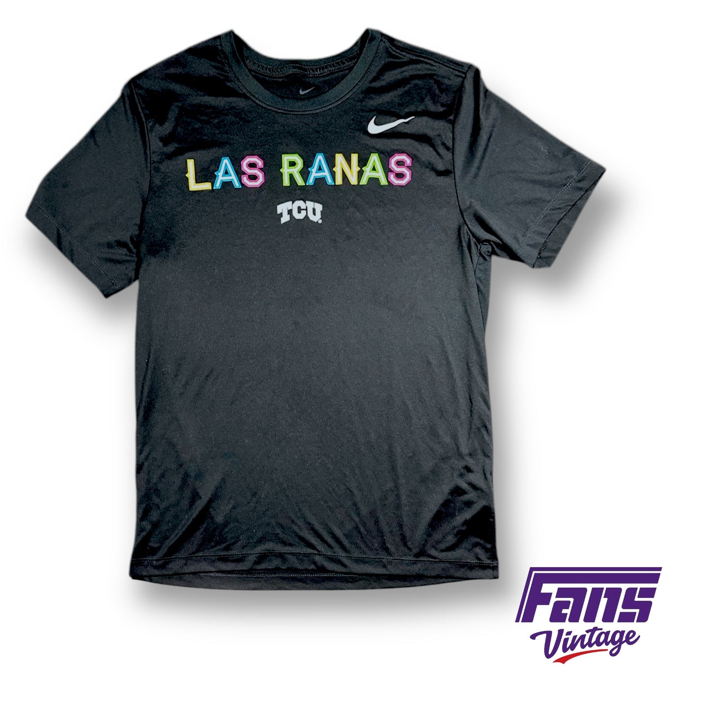 TCU Team Issue Limited Edition “Las Ranas” Nike Training & Warmup Drifit Tee