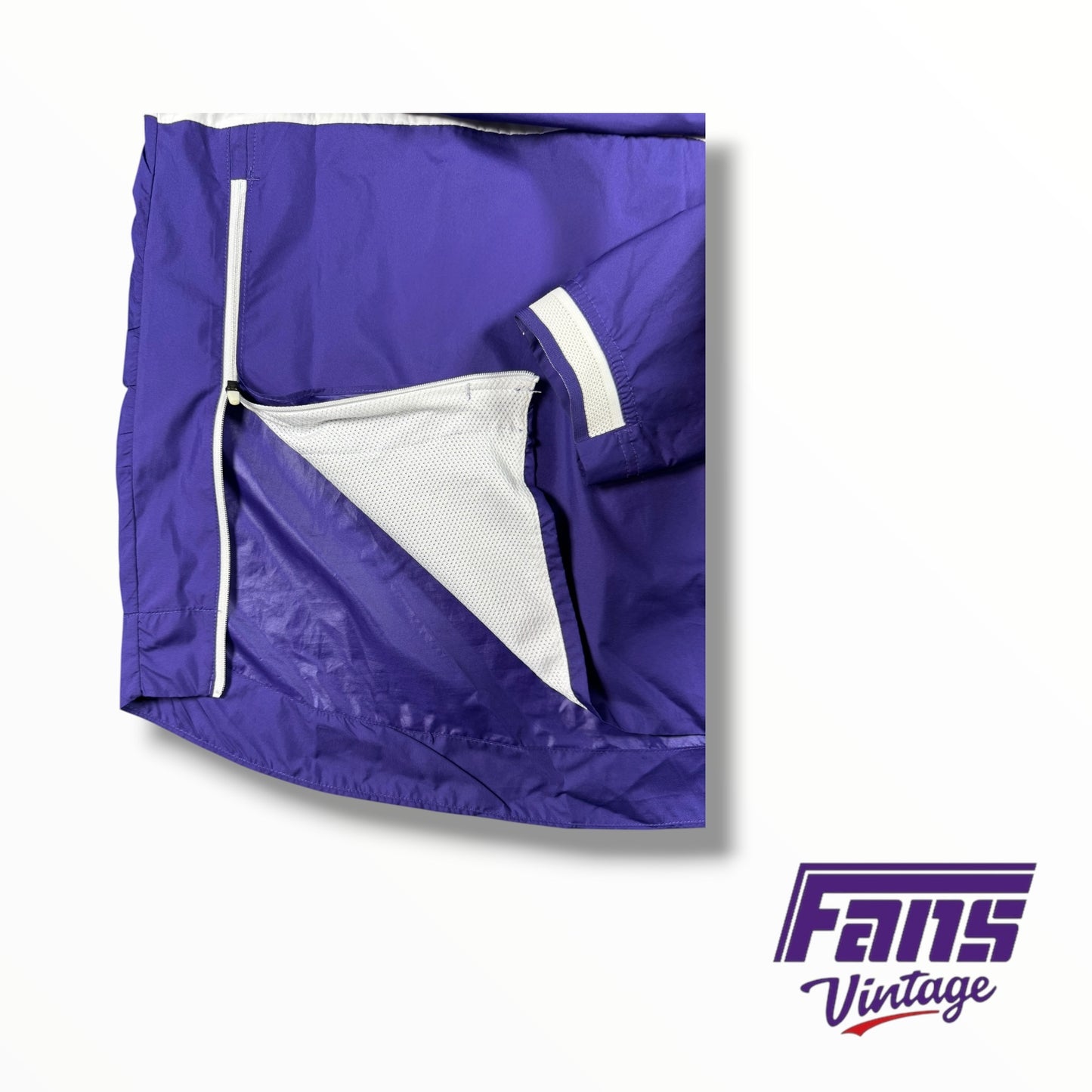 TCU Nike Team Issued Windbreaker Style Jacket