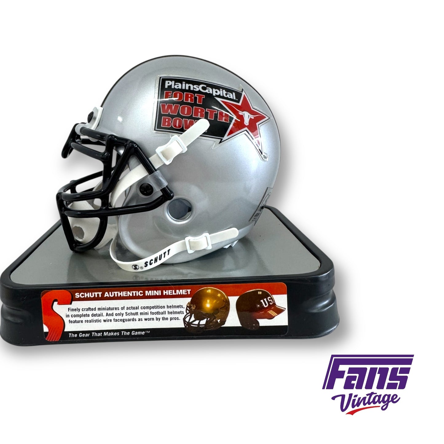 Fort Worth Bowl Commemorative Mini Helmet in original packaging!