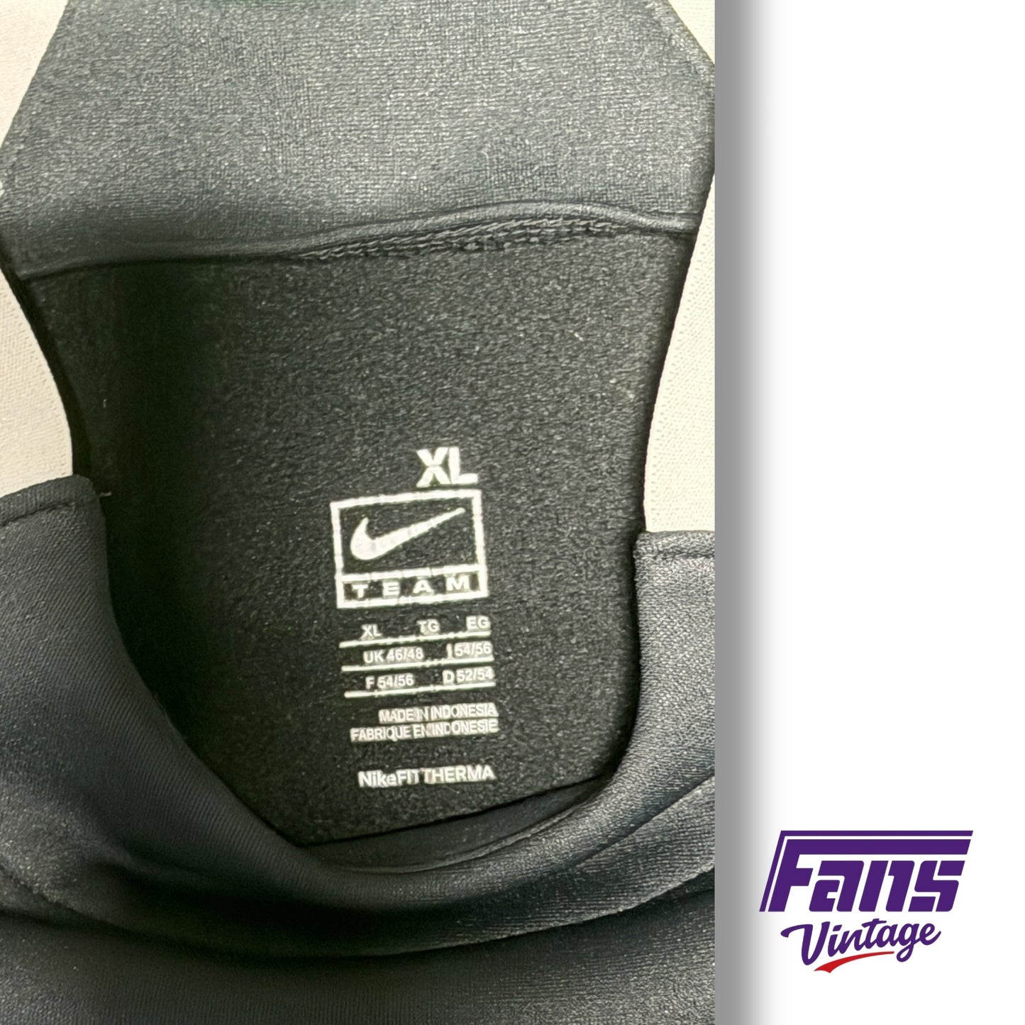 Vintage TCU Nike Fit Therma - Y2K Era Team Issued Pullover Sweatshirt