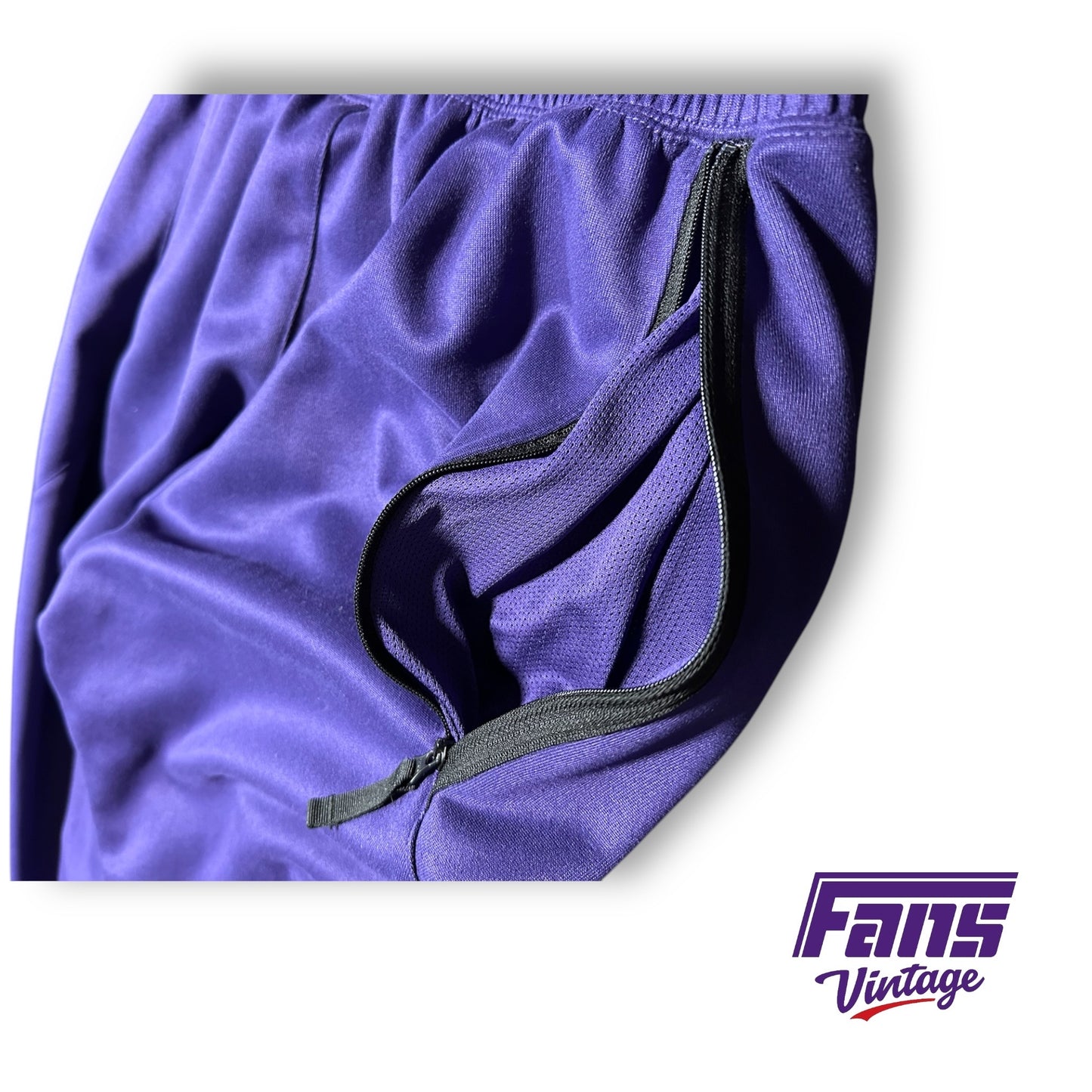 TCU Nike Basketball Team Issue Training and Travel Tapered Sweatpants