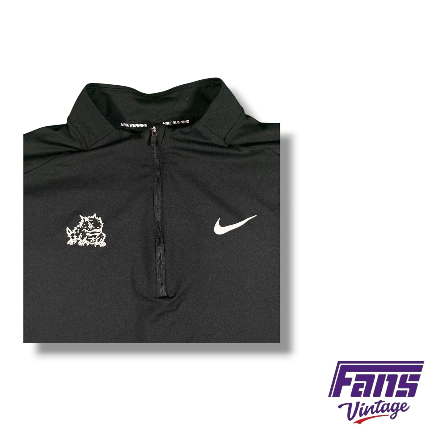 TCU Nike Team Issued Women’s Blackout Quarter-Zip