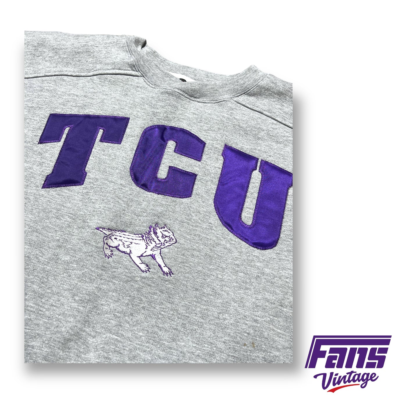 Rad Starter brand Vintage 90s TCU Sweater