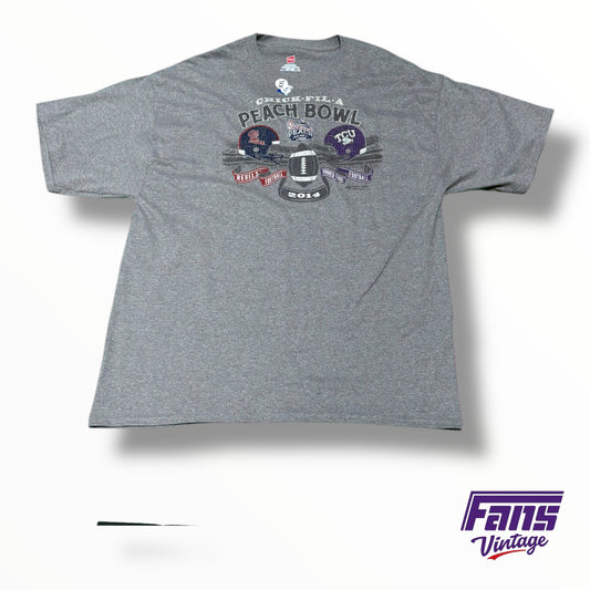 TCU 2014 Peach Bowl Helmet Crash Shirt - Brand New with Tags!
