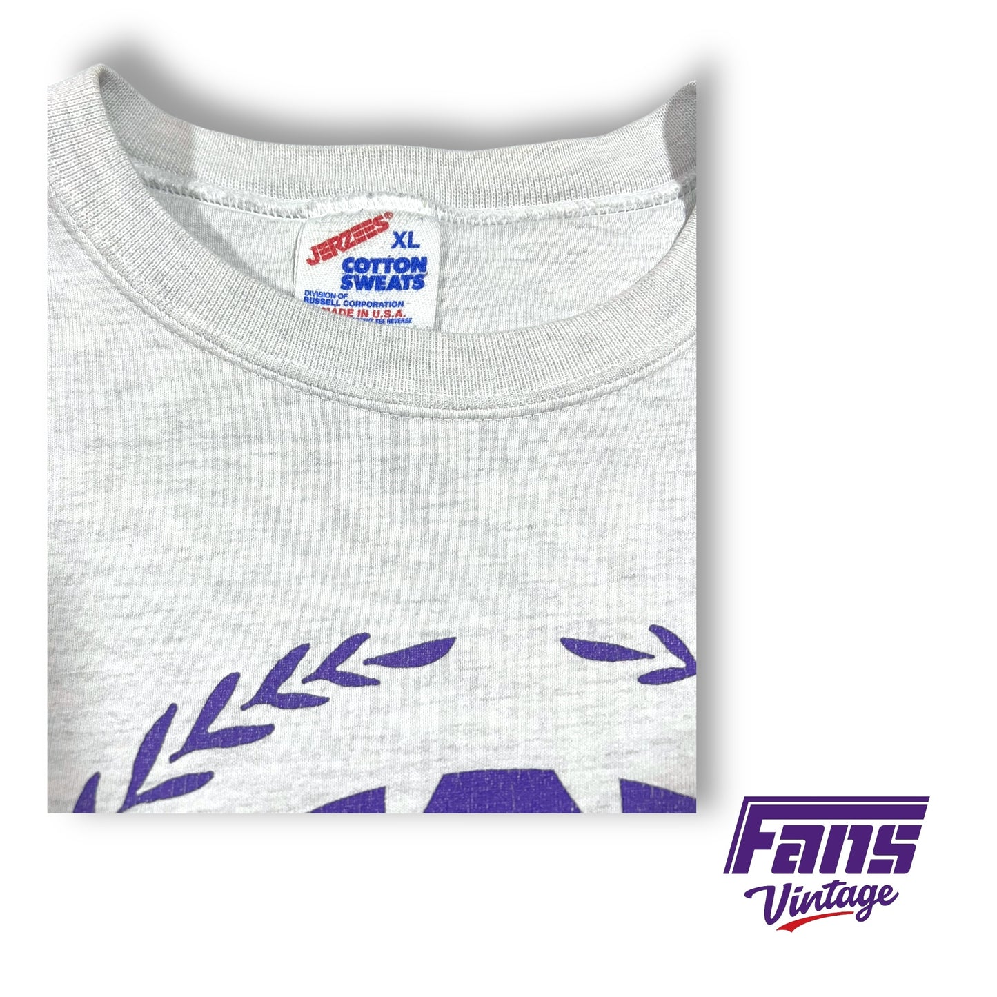 RARE 90s Vintage TCU Track and Field Crewneck Sweatshirt