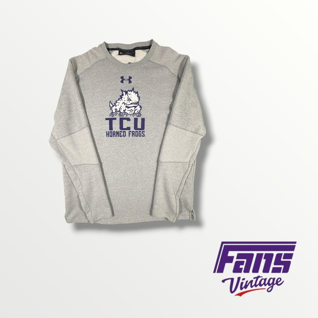 TCU Under Armour Pullover with Arm Detailing