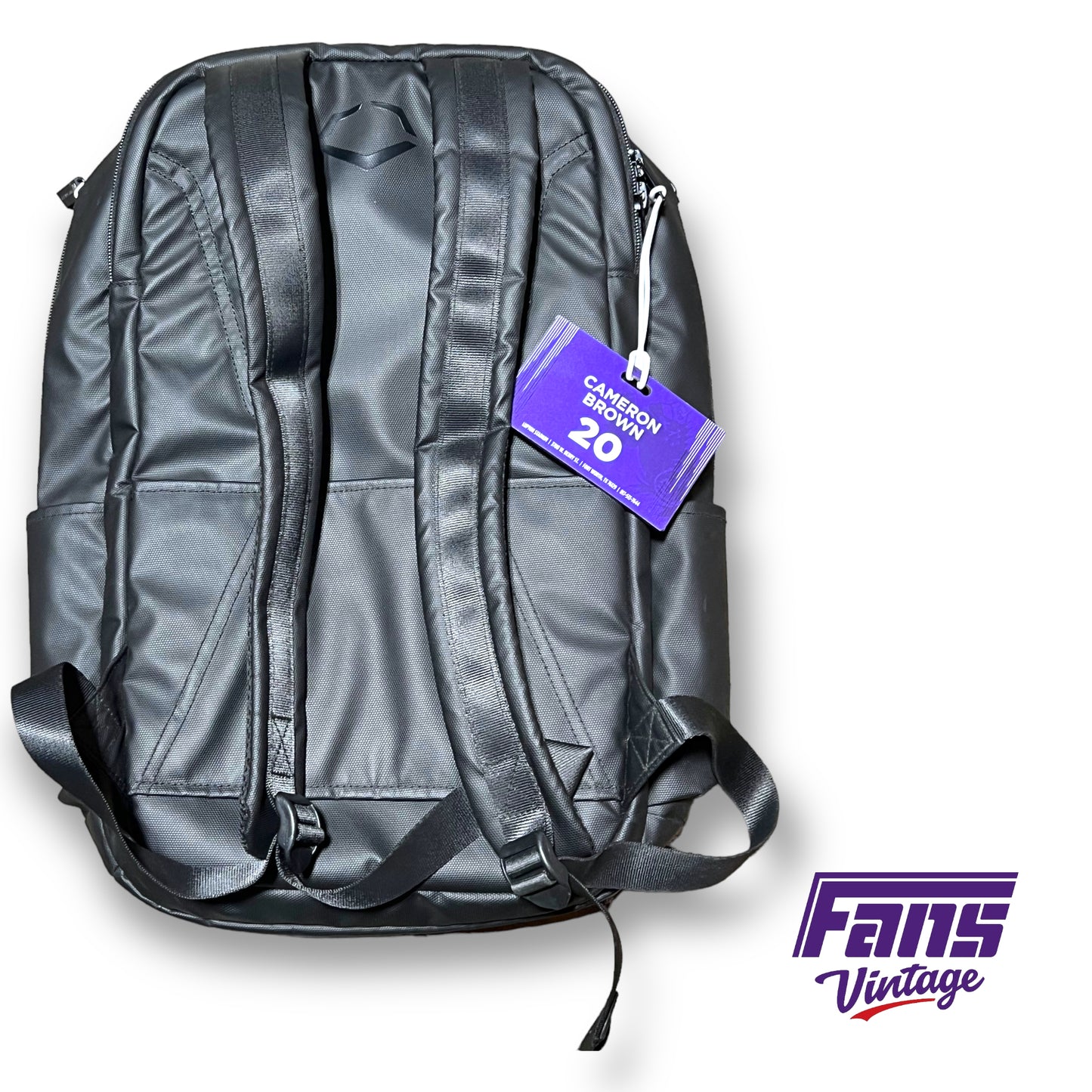 WOW! Deluxe TCU Baseball Backpack with Pro Frog name tag!