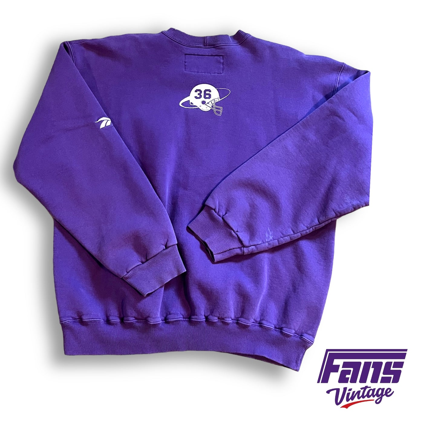 90s Vintage TCU Football Team Issue Reebok Crewneck Sweatshirt