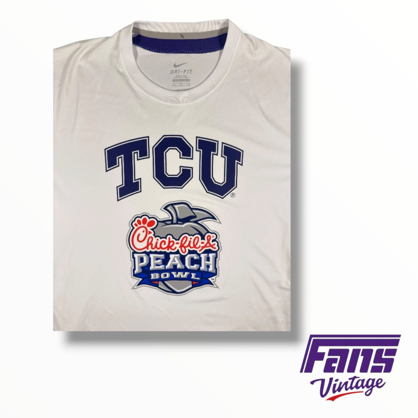 TCU Football Peach Bowl Pre-Game Warmup Nike Tee