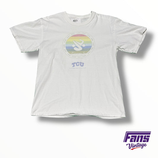 TCU Swimming and Diving Team Issued Family T-Shirt￼