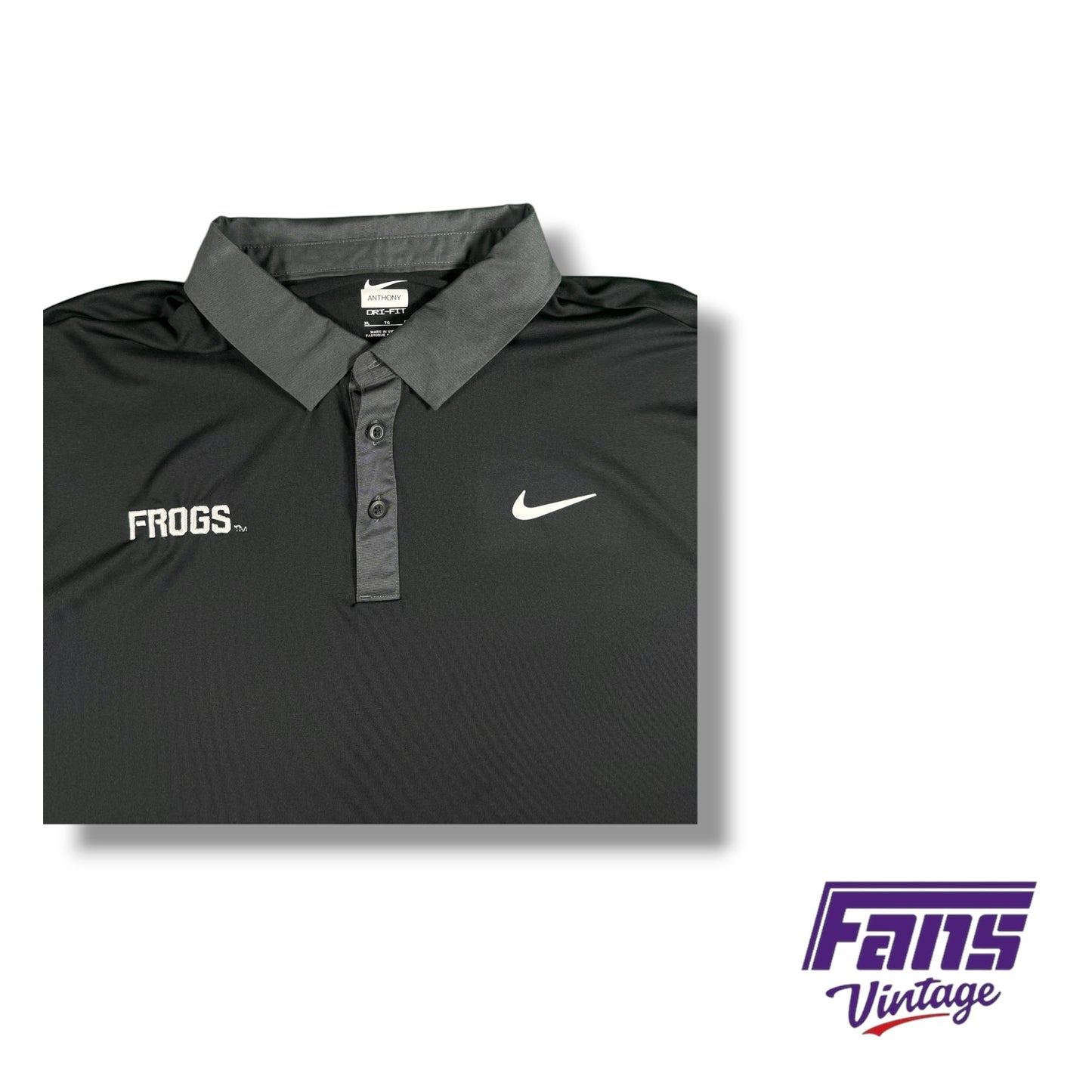 TCU Football Team Issued Nike ‘Frogs’ Coach’s Recruiting Custom Polo