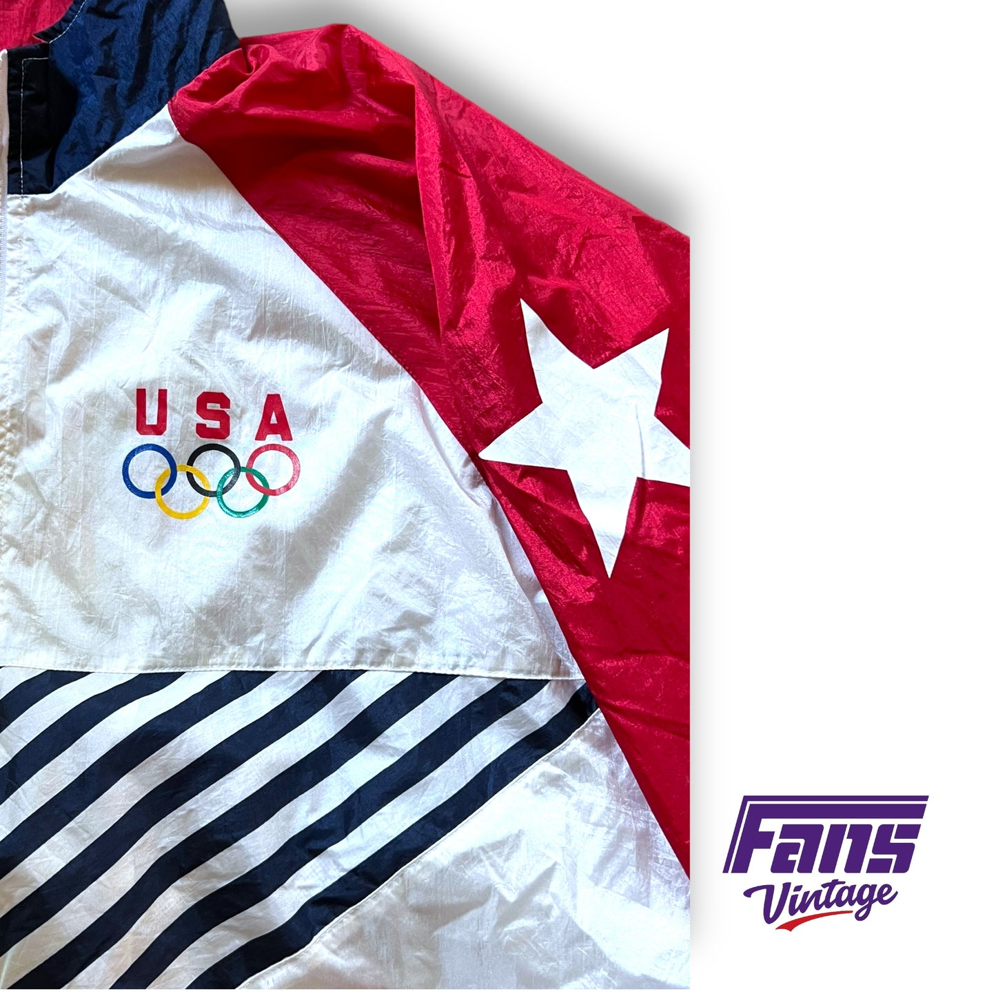 Vintage USA 1996 Olympic Team Windbreaker Jacket! Like New!