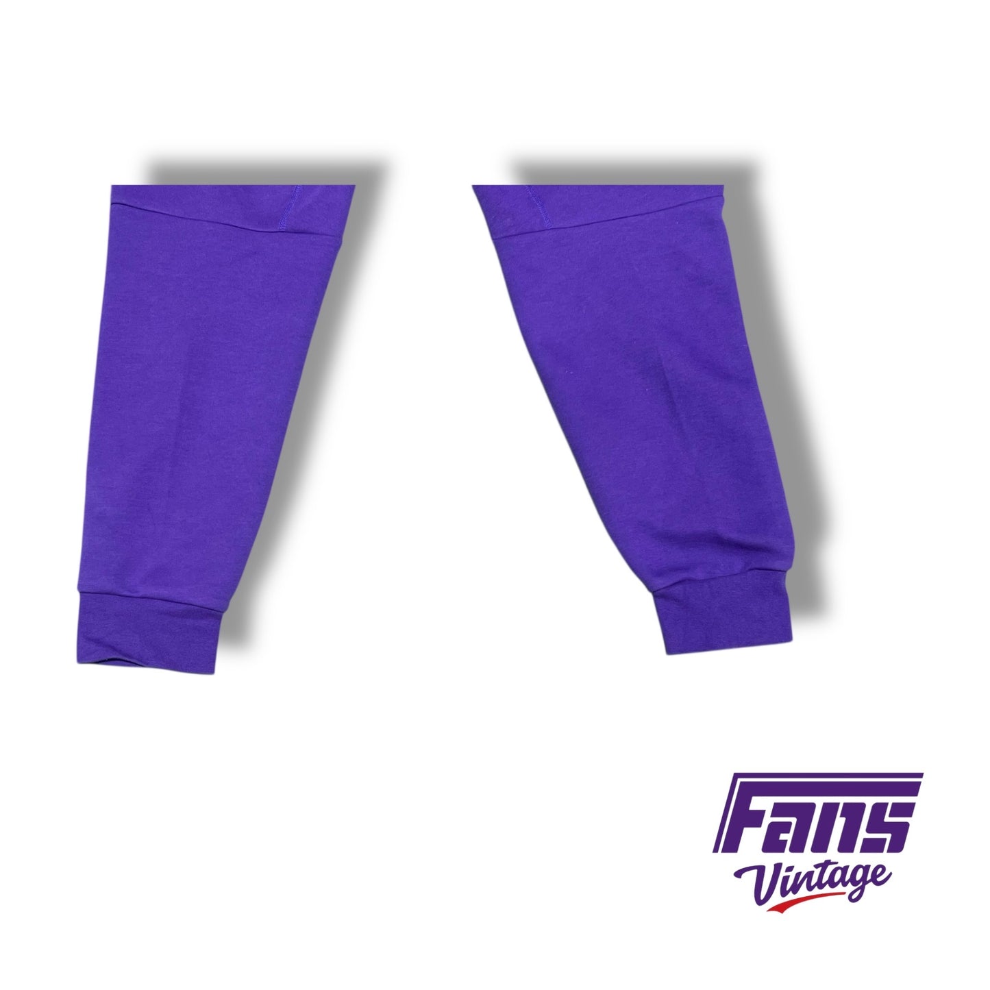 RARE! TCU Basketball Postseason Nike Team‑Issued Purple Tech Suit - Zip up Jacket and Jogger Pants