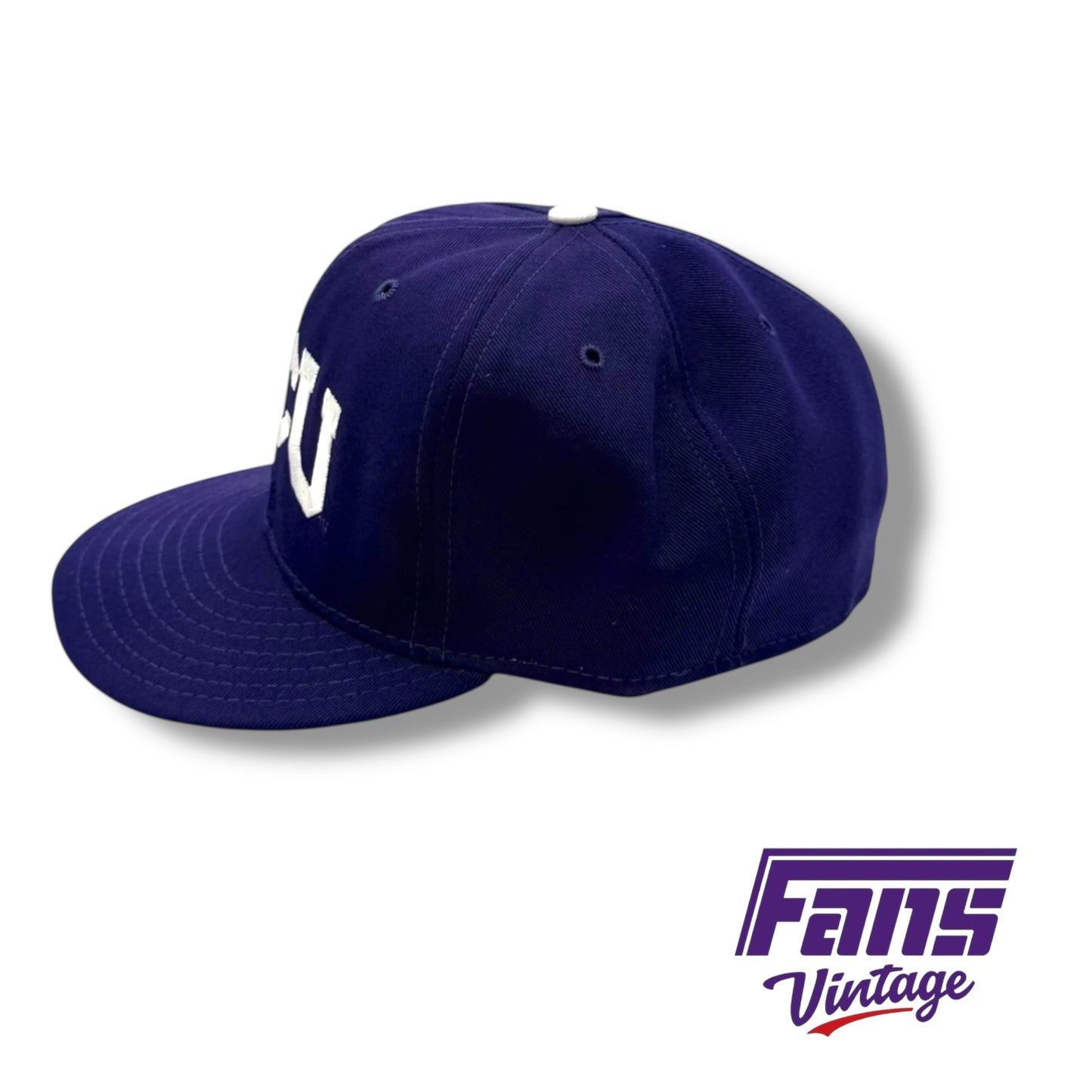 90s Vintage TCU Baseball Team Issued Hat - New with original tags!