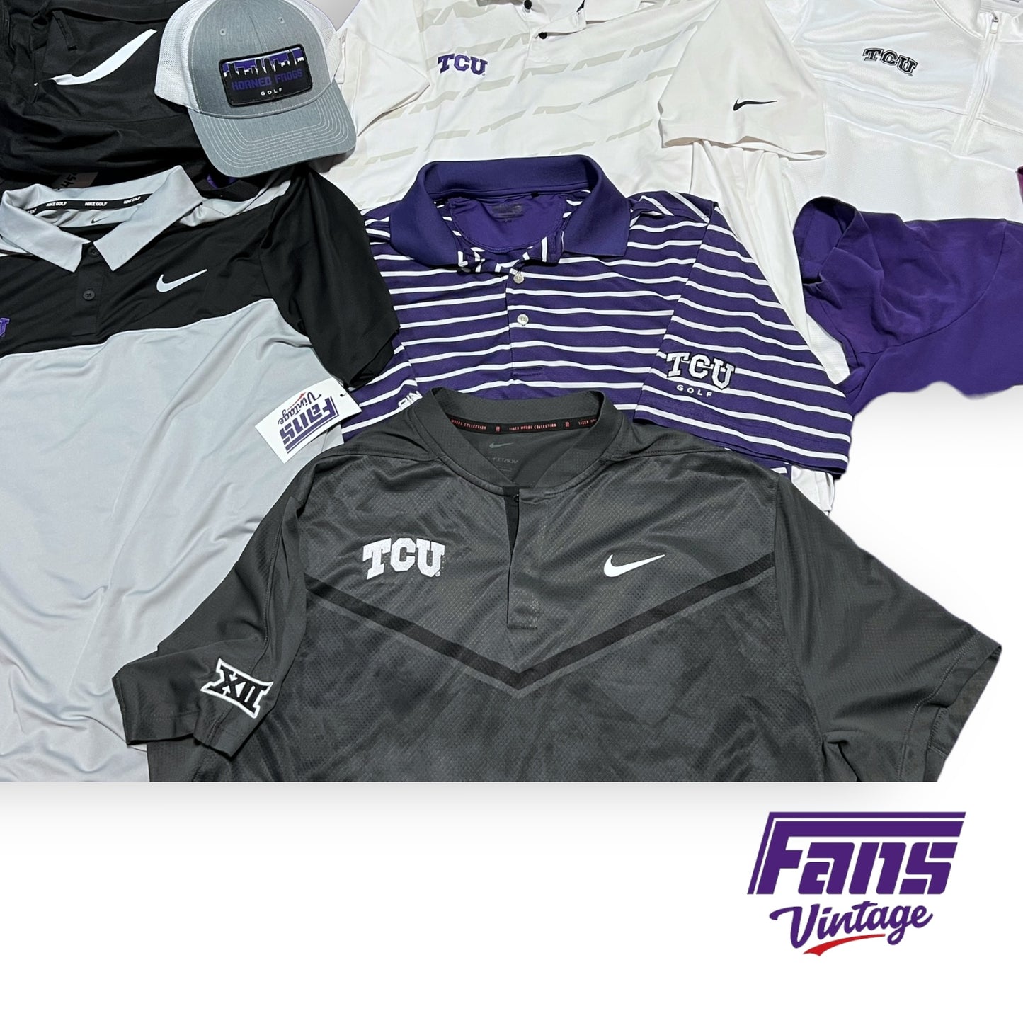 TCU Golf Team Exclusive Bundle #3 - SIZE LARGE