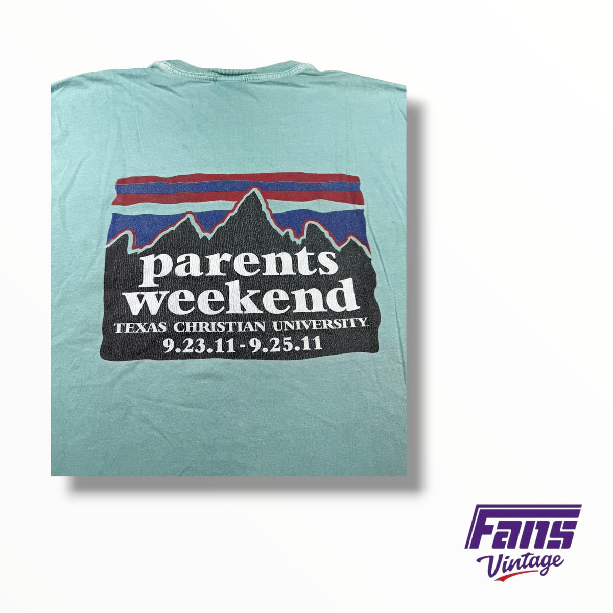 Vintage TCU Double Sided Fraternity Phi Kapp Parents Weekend Frocket Tee