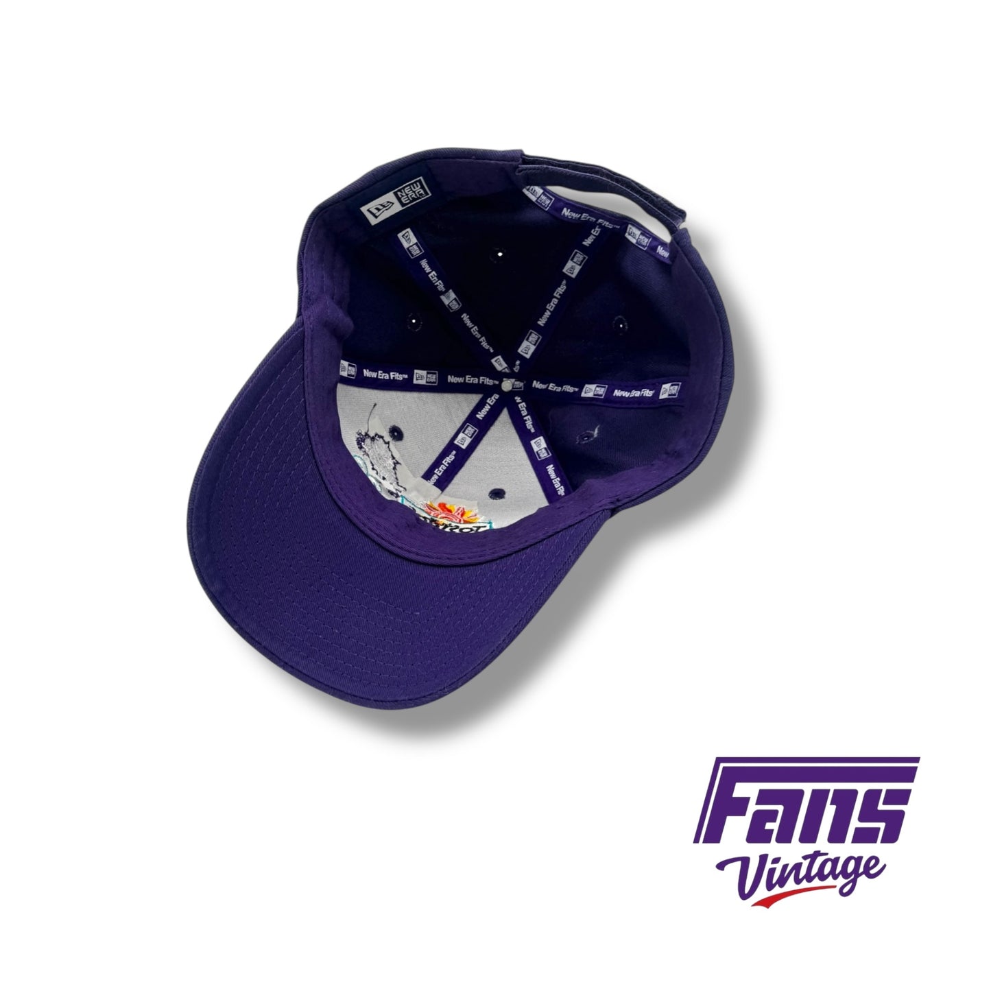 TCU 2010 Fiesta Bowl New Era Velcro style hat with sick embroidered logos - New!