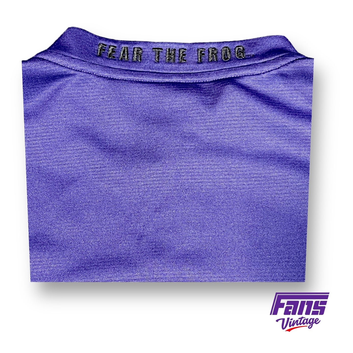 TCU team issue “Fear the Frog” Edition Woven Nike Quarterzip Pullover