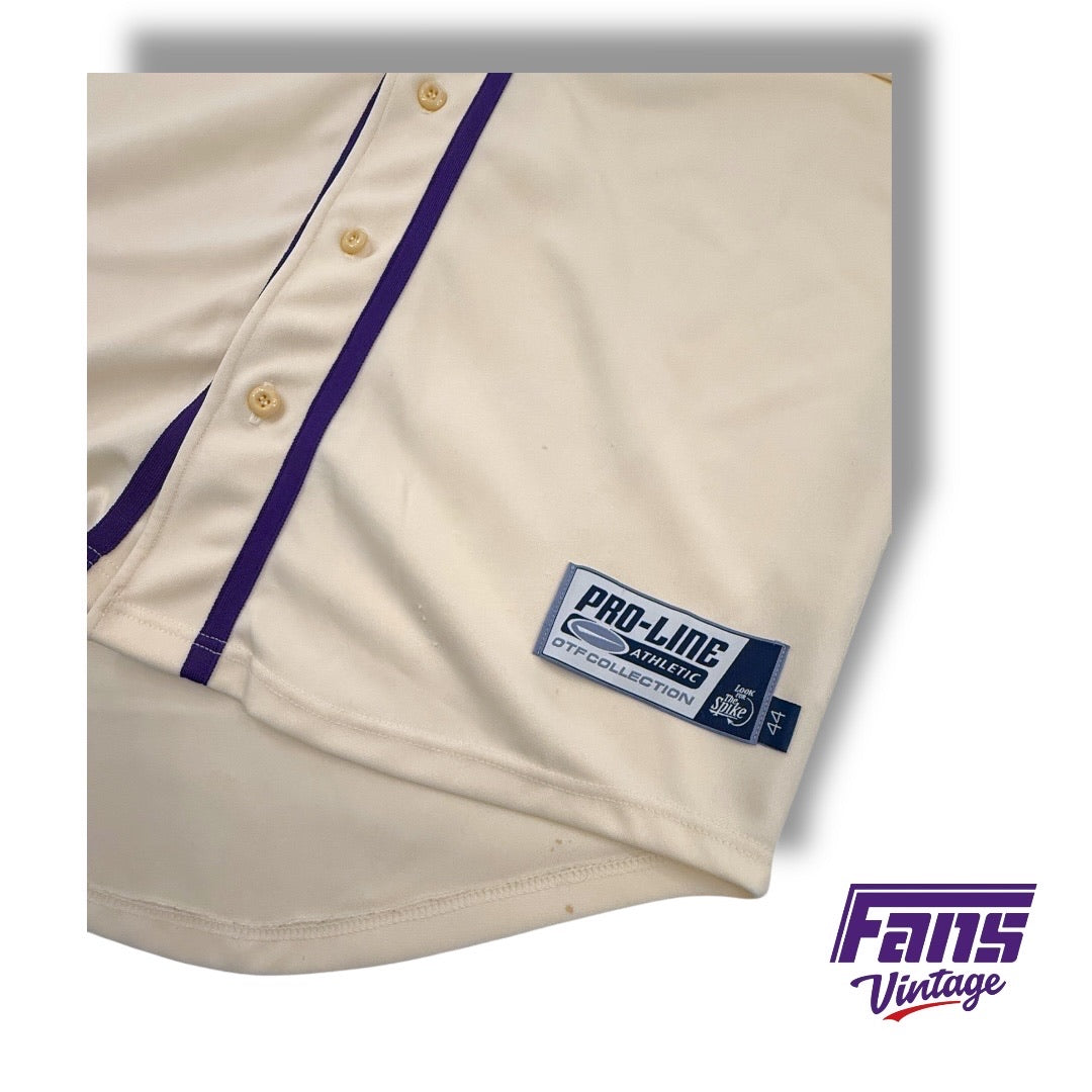 Vintage TCU Baseball Game Worn “GRAIL” Throwback Jersey