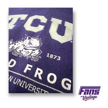 Y2K Vintage TCU Crewneck Sweater