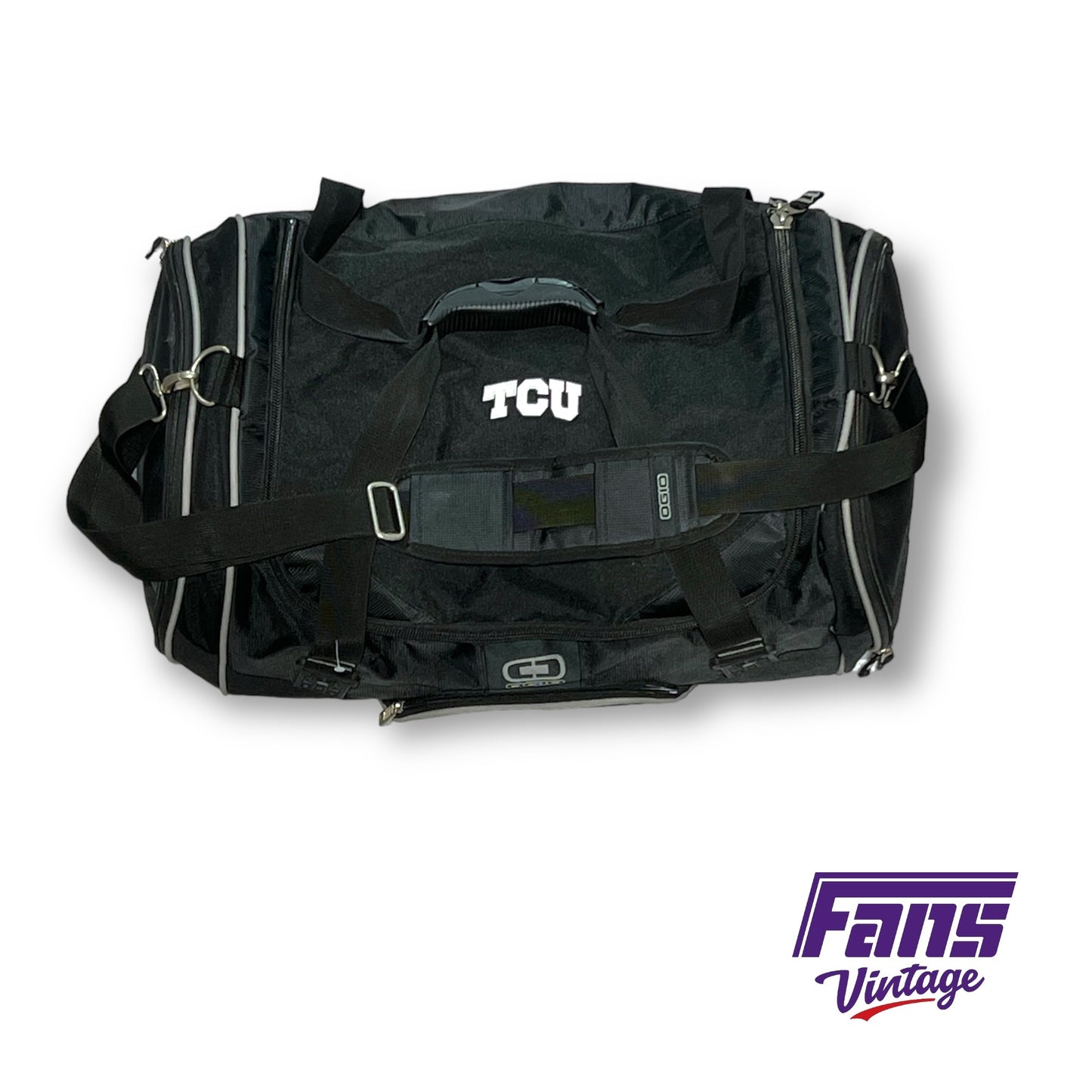 Custom OGIO TCU Football Team Issued Travel Duffel Bag