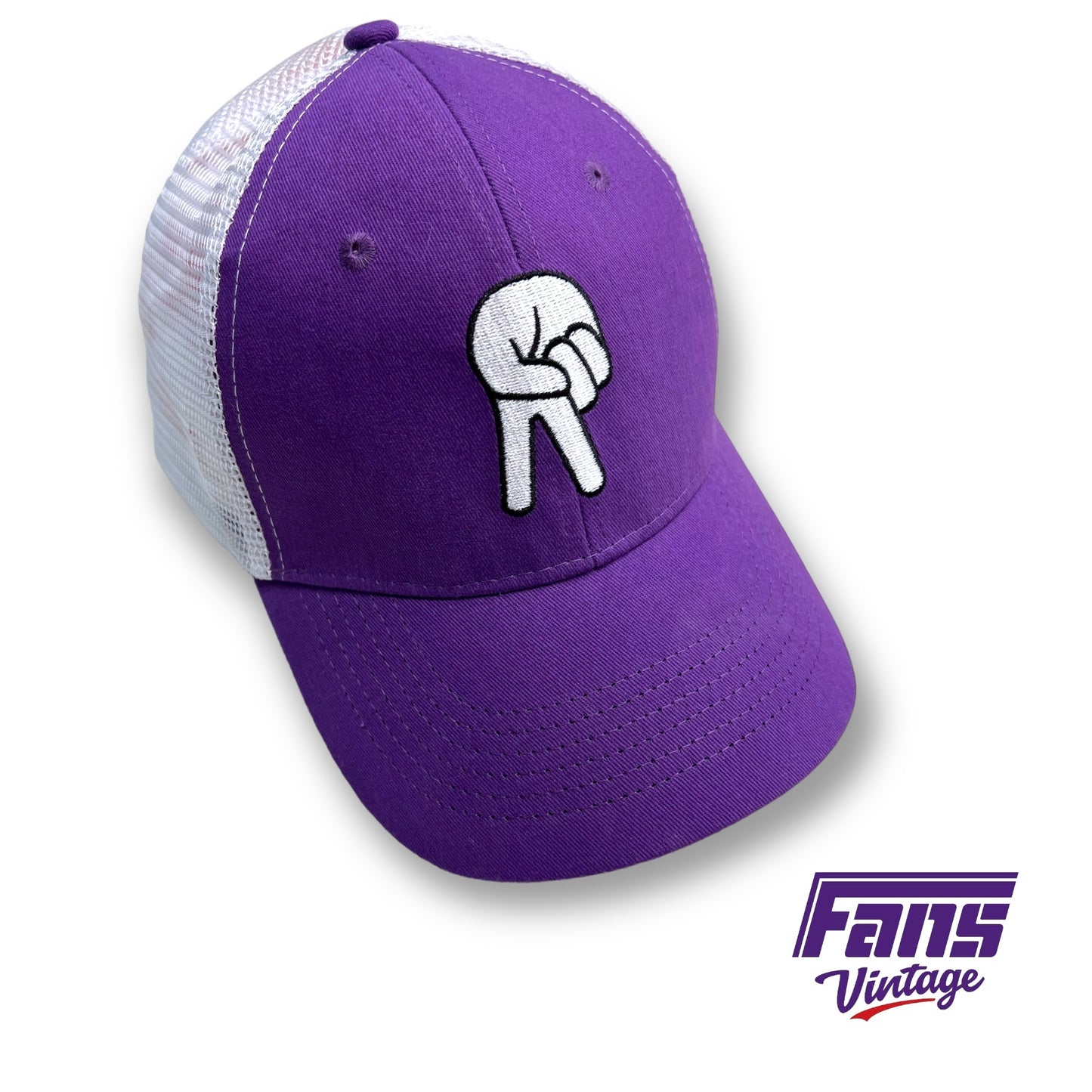 TCU Football Team Custom Item! Offense Hand Signal Trucker Hat