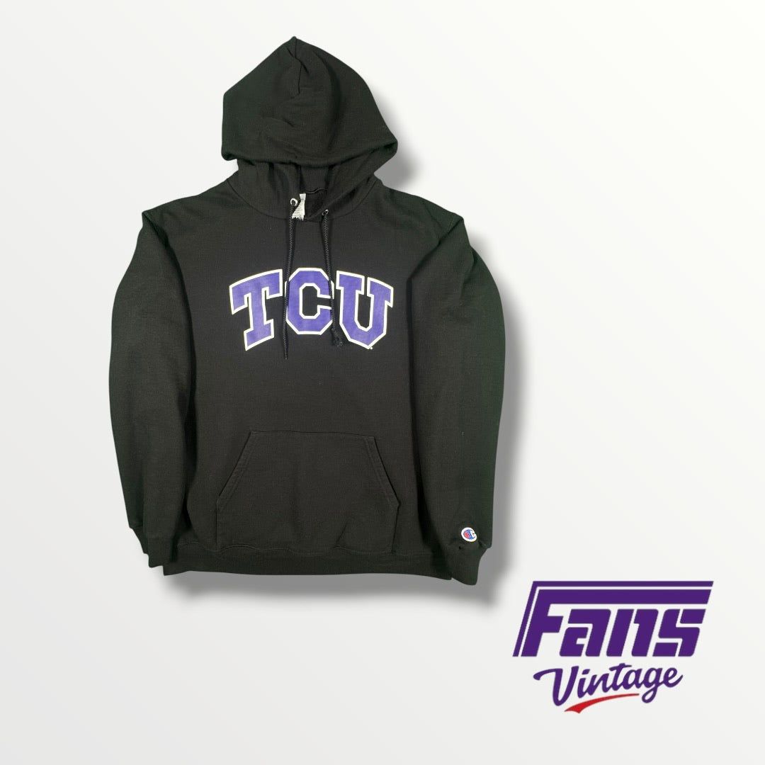 Cozy Champion TCU Logo Hoodie