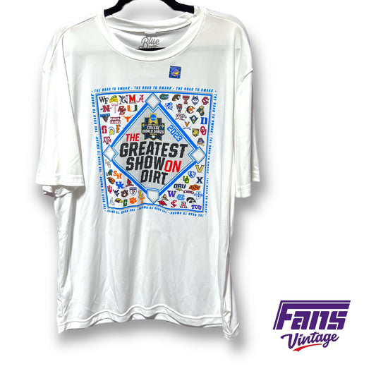 TCU Baseball 2023 College World Series “Greatest Show on Dirt” Tee (CWS Omaha In-Person Only Edition!)