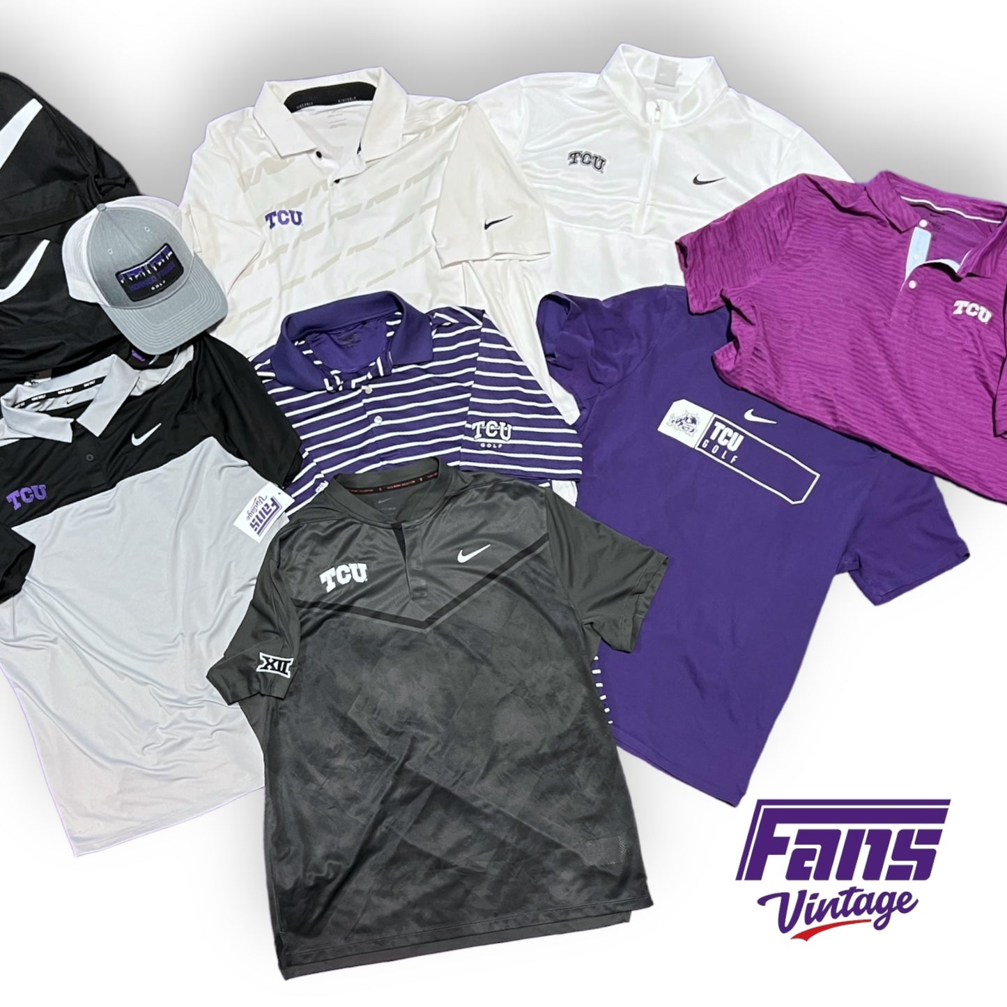 TCU Golf Team Exclusive Bundle #3 - SIZE LARGE