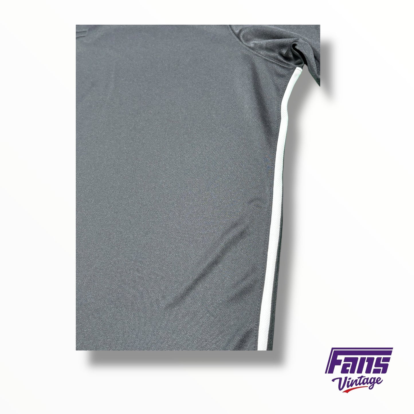 TCU Baseball Nike team issued black polo