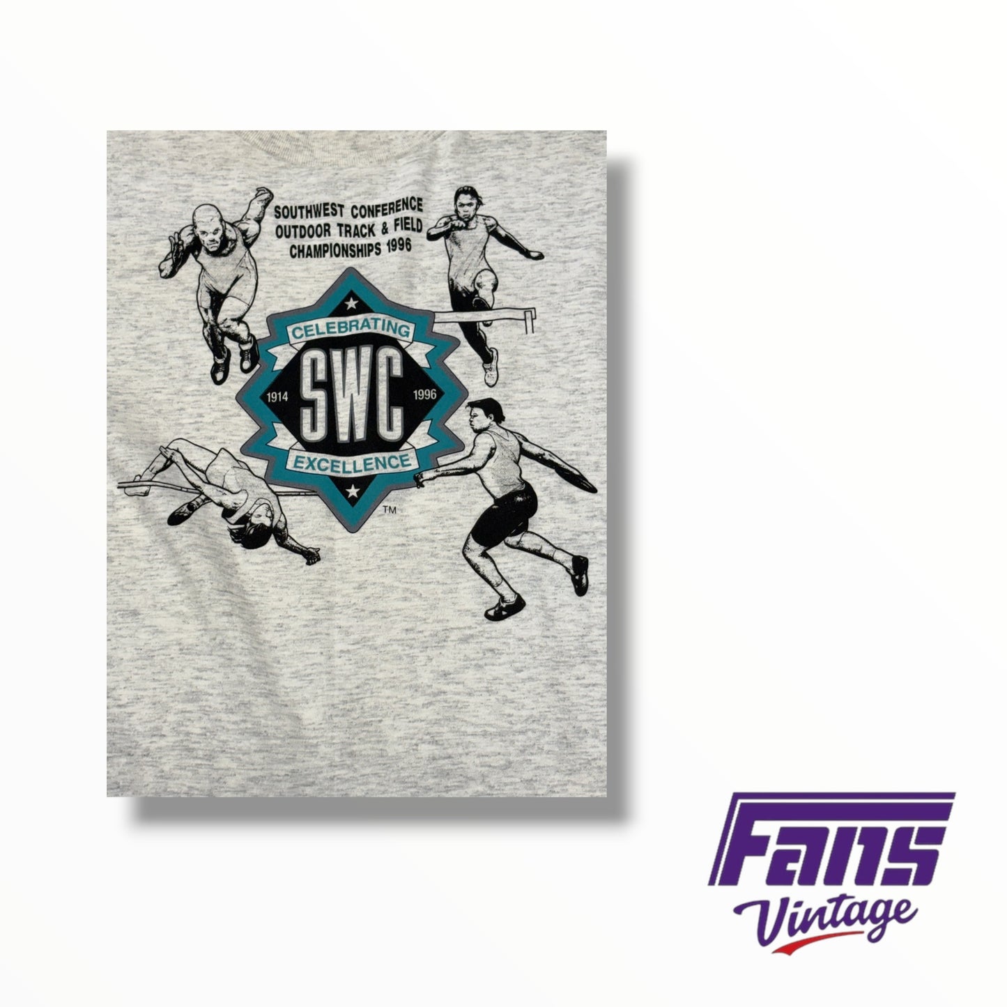 RARE! 1996 SWC Southwest Conference Track and Field Championship Tee