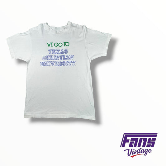 Vintage 80s TCU School Pride Shirt