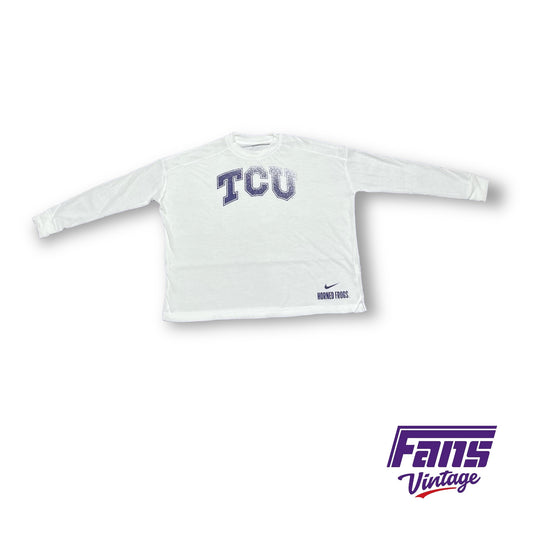 TCU Team Issue Nike Crop fit long sleeve shirt