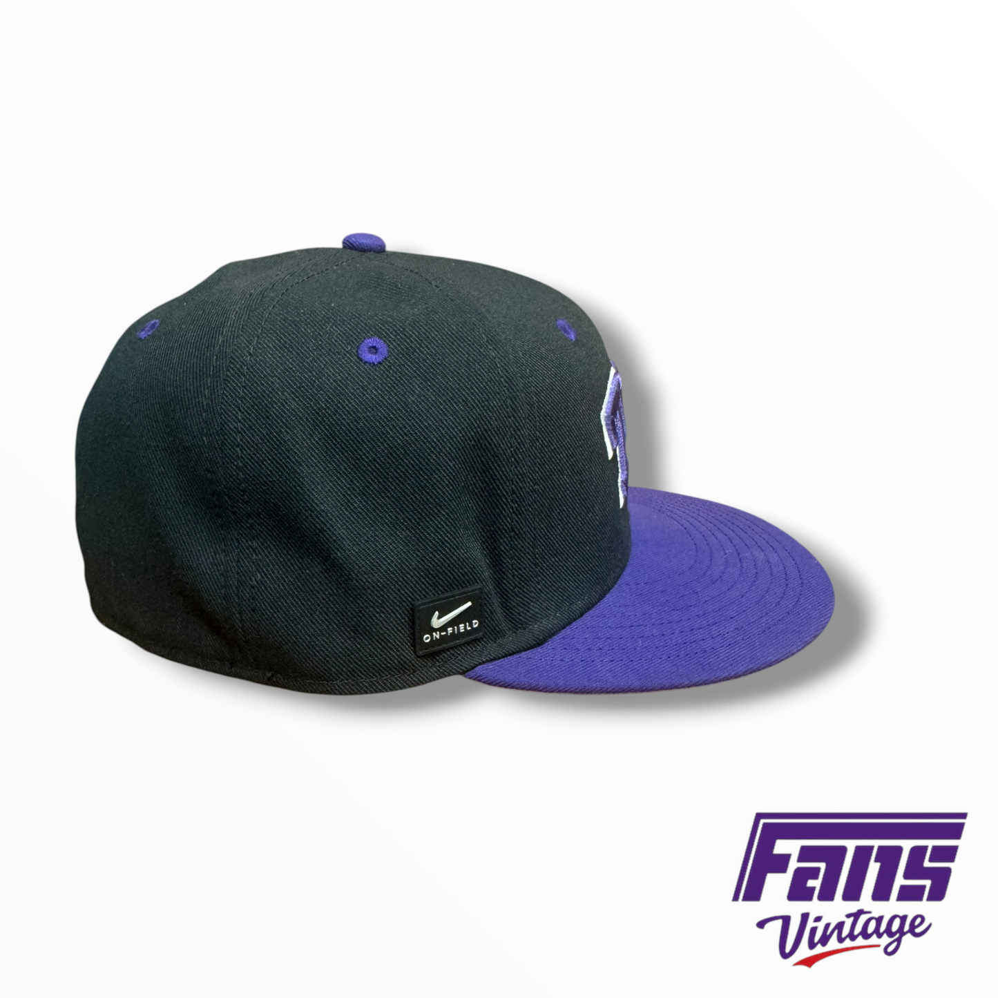 TCU Baseball Team-Issued Nike On-Field Fitted Hat