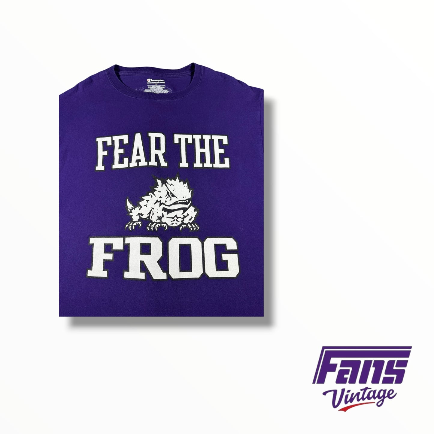 Vintage Y2K TCU ‘Fear the Frog’ Tee