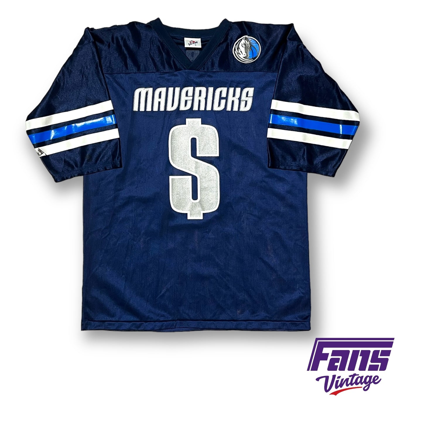 RARE Vintage Dallas Mavericks Mark Cuban custom “$” Jersey