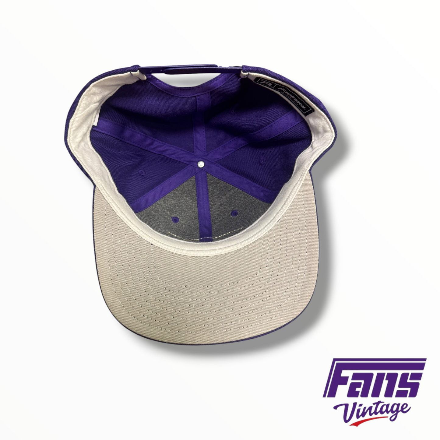 TCU Baseball Coach Custom Frogball USA Leather Patch Snapback Hat