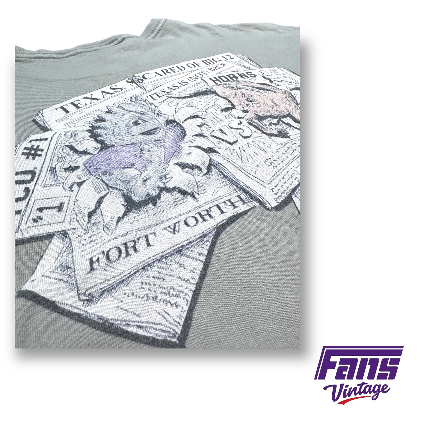 TCU vs. Texas Greek Showdown Tee! Chi Omega / Sigma Phi