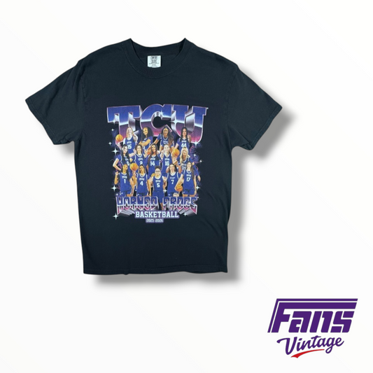 TCU Women’s Basketball Team Custom Streetwear Style 2025-2026 Team Graphic Tee