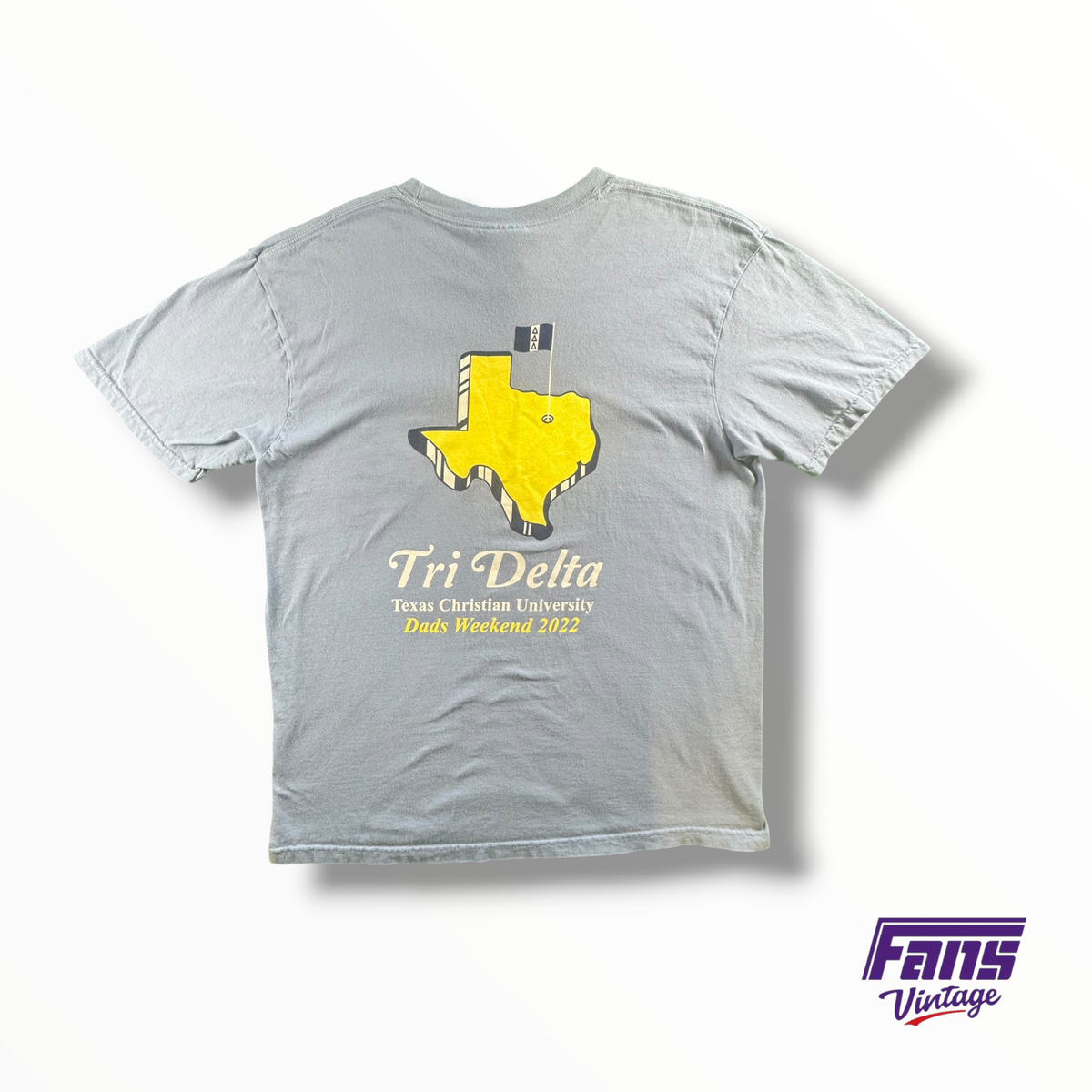 TCU TRI DELTA Dad’s Weekend 2022 Light Blue Tee