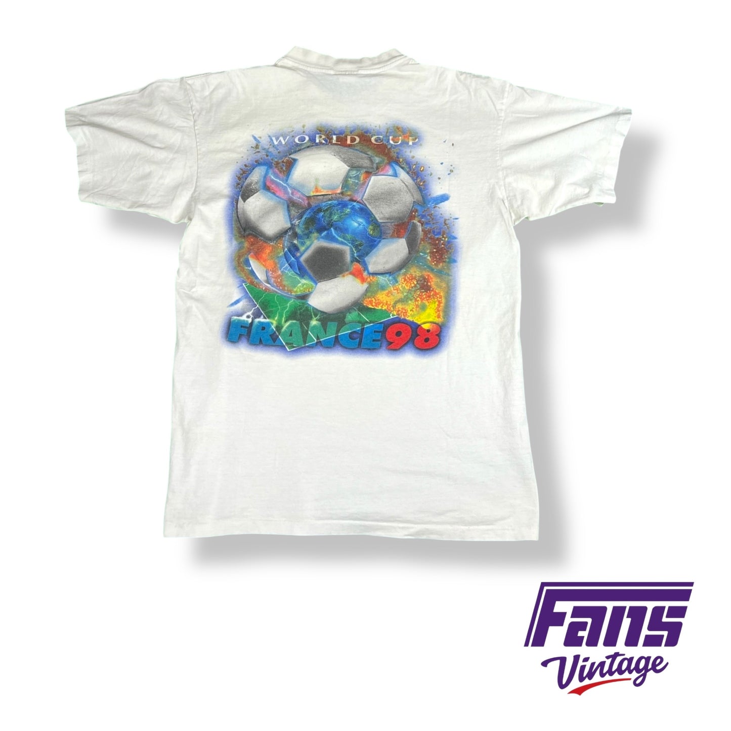 Rare Vintage 1998 France World Cup T-Shirt