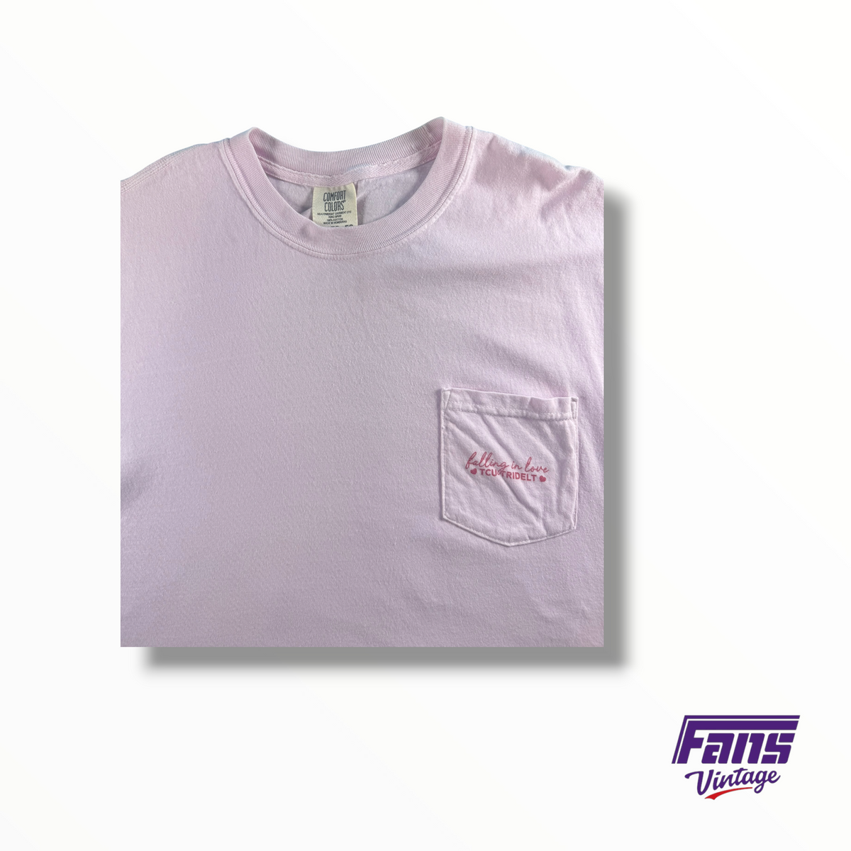 TCU TRI DELTA Valentine’s Day Double Sided Graphic Tee