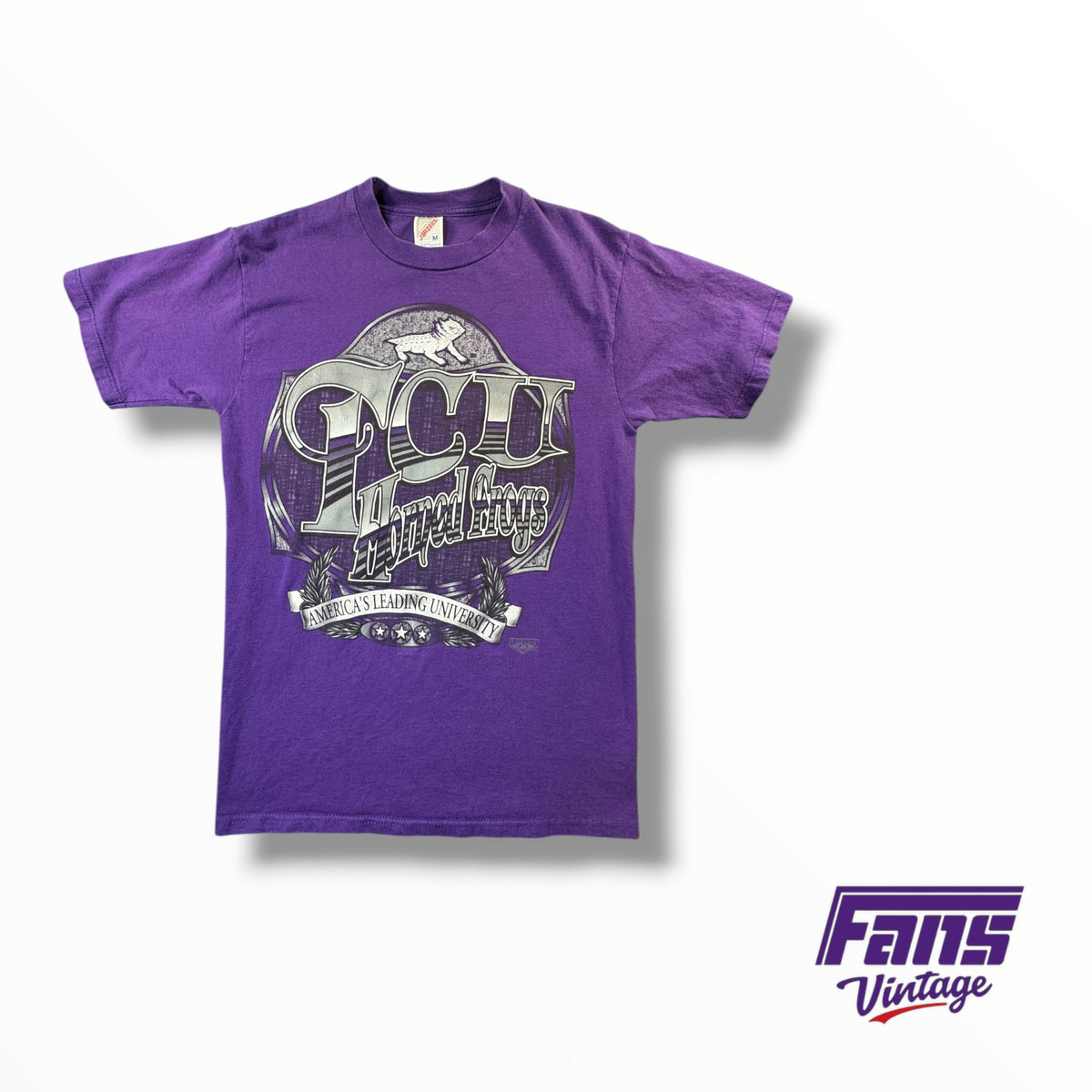Vintage 90s TCU ‘America’s Leading University’ Graphic Tee